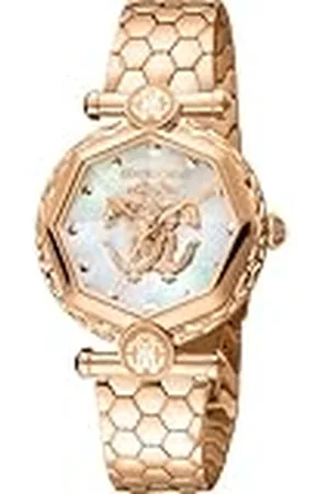 Roberto Cavalli Reloj Analógico para Mujeres de Cuarzo con Correa en Acero Inoxidable RV1L204M0071