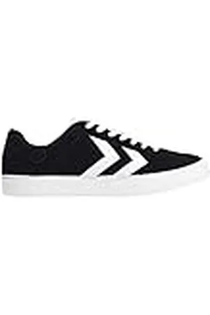 Hummel Diamant Suede, Zapatillas Hombre, Negro (Schwarz/Weiß Schwarz/Weiß), 36 EU