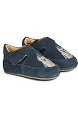 WHEAT Zapatillas Infantiles Pixi Unisex 100% Suede Piel Transpirable, Mule niños, , 20 EU