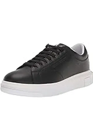 Armani Exchange Hombre con Logotipo Bordado en la Suela Zapatillas, , 44 EU