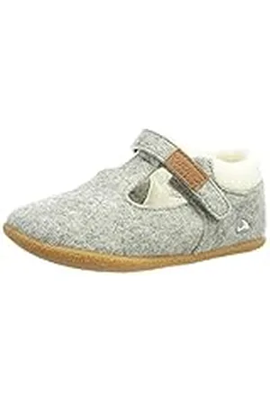 Viking Mi​m​e​, Pantuflas, Unisex Niños, Grey, 18 EU