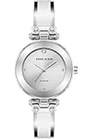 Anne Klein Reloj de Pulsera rígida para Mujer con Esfera con Diamante auténtico