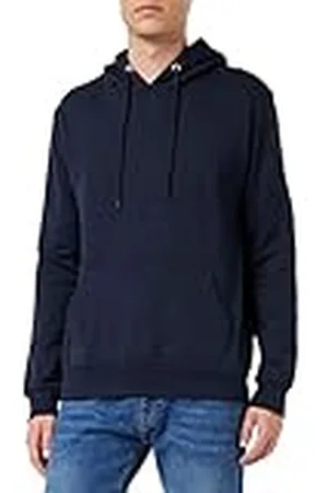 FM London Hyfresh Pullover Capucha, Forro Polar y Tecnología de Protección Frente a Olores, Suave, Cómoda y Duradera Azul ( 12), Medium para Hombre