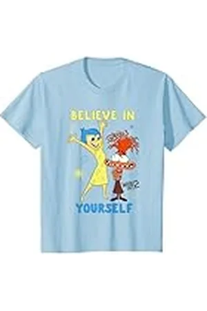 Disney Niños Pixar Inside Out 2 Joy Anxiety Believe Camiseta