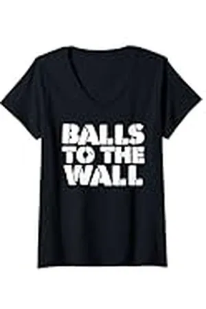 all in Mujer Balls to the Wall Camiseta Cuello V