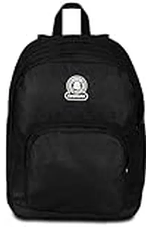 Invicta Mochila doble Benin M Solid, negra, con bolsillo interior equipado, bolsillos laterales para botella y compartimento para portátil, escuela y viaje, niños, , Talla única, Escolar