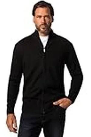 JP 1880 Chaqueta de Punto, Cuello alzado, puños Acanalados 4XL 717032130-4XL