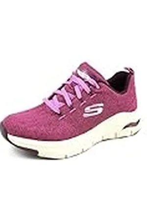 Skechers Arch Fit - Comfy Wave, Zapatillas Mujer, Red, 39.5 EU