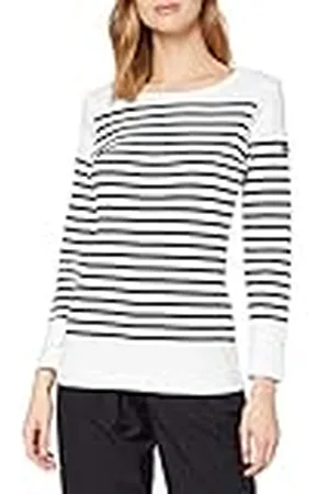 Armor.lux Marinière Amiral Femme Camiseta de Manga Larga, , 44 (Talla del Fabricante: 4) para Mujer
