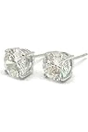 Luxenter Pendientes para Niña en Plata de Ley 925 con Circonita Brillante Color Acabado en Rodio Modelo Weriel