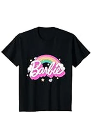 Barbie Niños Camiseta Niño, Oficial Rainbow Camiseta