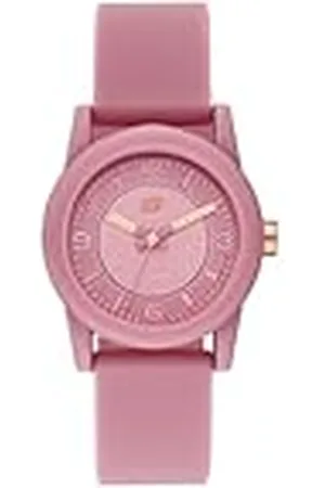 Skechers Reloj para mujer Rosencrans, movimiento de tres manecillas, caja de policarbonato de 30 mm con correa de silicona, SR6201