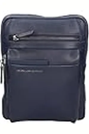 Piquadro IPad® crossbody bag with RFID anti-fraud protection and pocket for CONNEQU, AZUL, , 22,00 x 27,00 x 8,00 (cm), 0 unidades