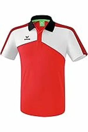 Erima GmbH Premium One 2.0 Polo, Unisex niños, Rojo/Blanco/Negro, 164