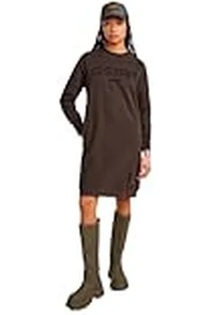 G-Star Para Mujer Vestido de Punto con Estampado en Relieve, , S