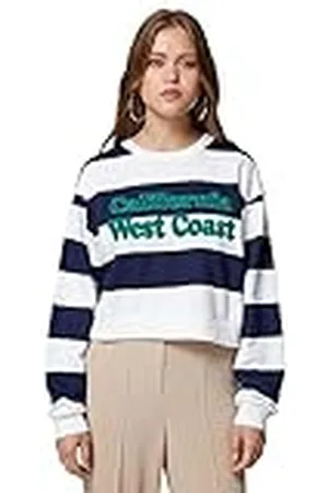 Koton Sudadera con Cuello Redondo Bordado, , S Mujer