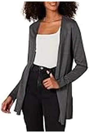 Amazon Jersey Ligero Abierto por Delante (Disponible en Tallas Grandes) Mujer, , XXL