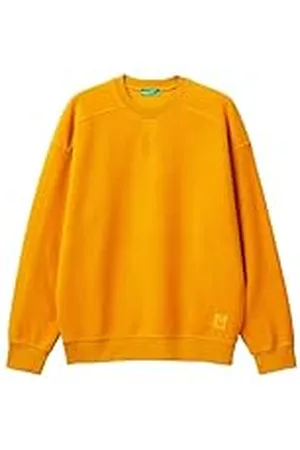 Benetton Jersey G/C M/L 3nmeu109t Sudadera sin Capucha, Naranja Hombre
