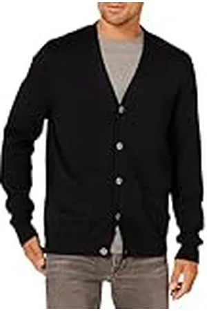 Amazon Suéter Cárdigan de Algodón Hombre, , L
