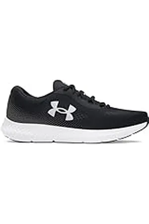 Under Armour UA W Charged Rogue 4 Deportivas de mujer para correr, ligeros zapatos de deporte para mujer, color negro/gris antracita/blanco