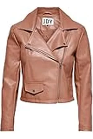 JDY Etta Otw Noos-Chaqueta de Piel sintética Cuero sinttico, , 42 para Mujer
