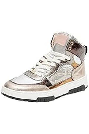 Fred de la Bretoniere Yara Zapatillas Altas, Mujer, Plata, 36 EU