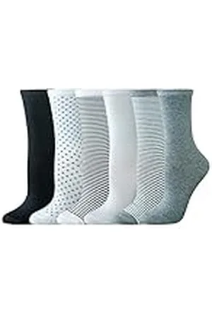 Amazon Calcetines Largos Informales Mujer, 6 Pares, , 36-39.5