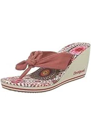 Desigual Zaza 1 32Hs511_Blanc (1000) - Sandalias de Caucho para Mujer, Color Blanco, Talla 37