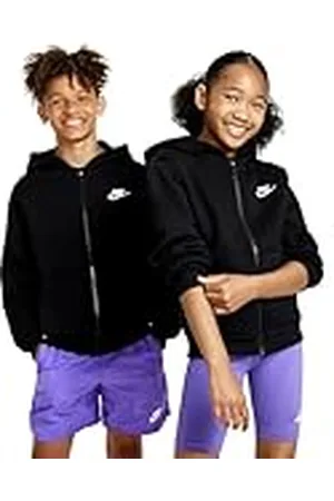 Nike FD3004-010 K NSW Club FLC HD FZ LS LBR Sweatshirt Unisex niños, , Tamaño M (137-147 cm)