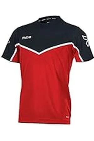 Mitre Kids Primero Football Training T-shirt - Scarlet/Black/White, Large