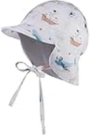 Sterntaler Gorra con protección para el Cuello de Piratas con Cinta, , 39 para Niños