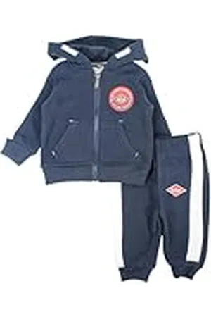 Lee Conjunto de 2 piezas, Suéter + Joggers, Bebés, (0 a 24 meses), Unisex, Niño, Niña, Suave, Lindo, Cálido, Sudadera + Pantalón, Modelo GLC2544 JOG BB S3-3M, BLEU