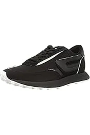 Diesel Racer, Zapatillas Deportivas Hombre, Black/White-H1532, 41 EU