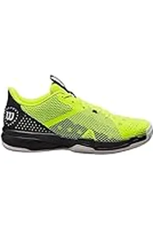 Wilson HURAKN Team, Padel Sneakers Hombre, Safety Yelllow/Black, 44 2/3 EU