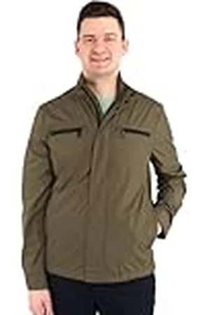 Geox M Jharrod Short Jkt Chaqueta, Moss de Invierno, 60 para Hombre