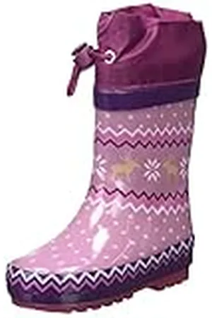 Playshoes Botas de Goma Forradas, Botas de lluvia Unisex niños, , 28 EU