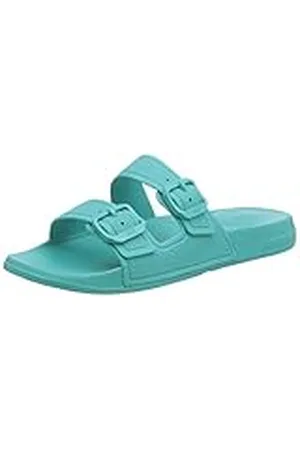FitFlop Iqushion-Hebilla de Barra Deslizante, Sandalias Planas Mujer, , 38 EU