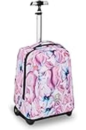 Invicta Maleta escolar Benin Fantasy, y violeta, 2 en 1, con correas para uso mochila, bolsillo para botella y porta portátil, escuela y viajes, niños, , Talla única, Escolar