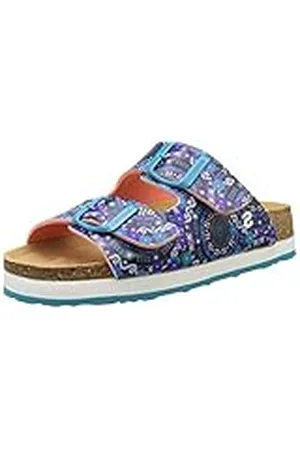 Desigual Bio 6 Boho, Heels Sandals Niñas, Azul (Blue 5037), 36 EU