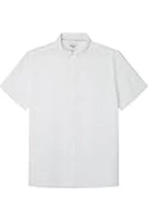 Springfield SPRINGFILED, Hombre, Camisa Manga Corta Lino, White, M