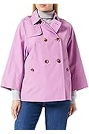 Geox W Soleil Chaqueta, Violeta Africana, 44 para Mujer