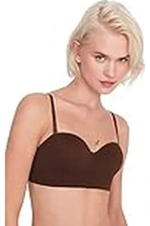 Trendyol Women Underwear Strapless Knit Bra Mujer Ropa Interior Bralette Sujetador de Punto sin Tirantes, Opaco, , 85B