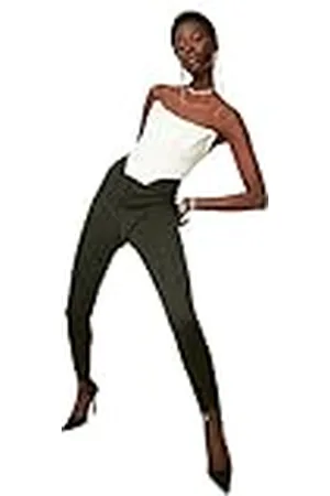 Trendyol Pantalones Ajustados de Cintura Alta para Mujer, , 38