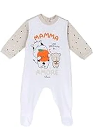 chicco Pelele Recién Nacido, con Cómoda Apertura Posterior con Botones, 100% Algodón, Lavable en Lavadora, Ropa Bebé 0-24 Meses., Diseñado en Italia