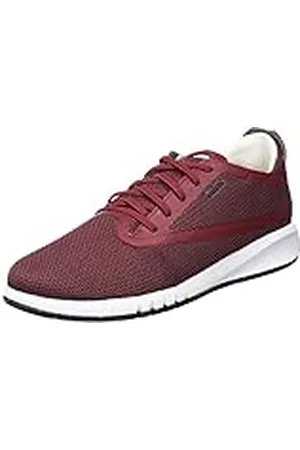 Geox U Aerantis D, Sneakers para Hombre, Rojo (Bordeaux) , 41 EU