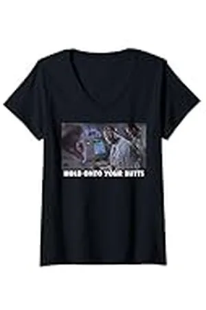Jurassic Park Mujer Parque Jurásico, agárrate el trasero Camiseta Cuello V
