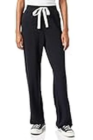 Amazon Pantalón de Pijama de Tejido de Rizo Ligero para Estar en Casa Mujer, , S