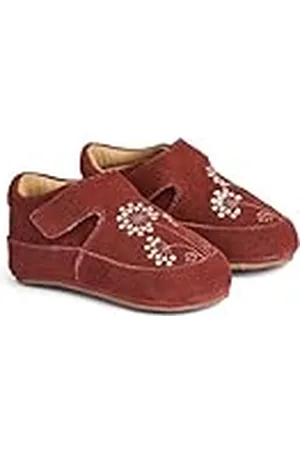 WHEAT Zapatillas Infantiles Pixi Unisex 100% Suede Piel Transpirable, Mule niños, , 19 EU