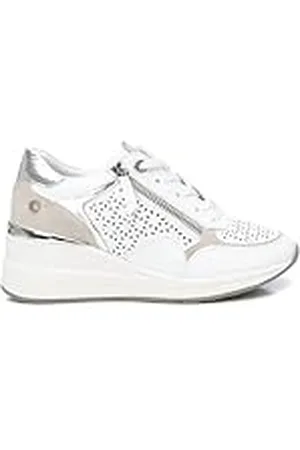 Xti Zapatilla Mujer Blanco - Calzado Cómodo y Versátil - Moda Casual - Modelo 14363201 (Talla 38)