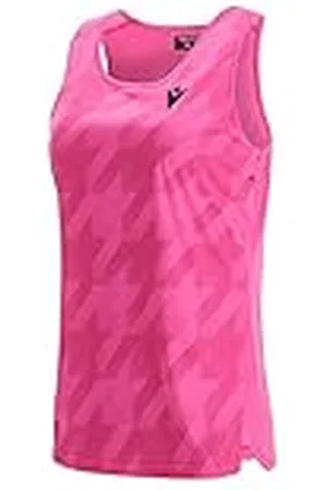 macron Padel Start CB Lucia Singlet Woman Neon Pink Printed Canotta da gioco, Mujer, , XS